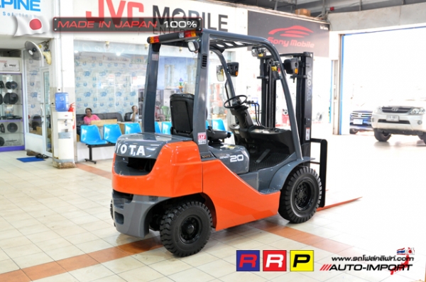 ขายรถโฟล์คลิฟท์มือสอง TOYOTA รุ่น 8FGL20-11626 นำเข้าจากประเทศญี่ปุ่น 100\% ไม่เคยใช้งานในไทย ขายรถโฟล์คลิฟท์มือสอง TOYOTA รุ่น 8FGL20-11626 นำเข้าจากประเทศญี่ปุ่น 100\% ไม่เคยใช้งานในไทย