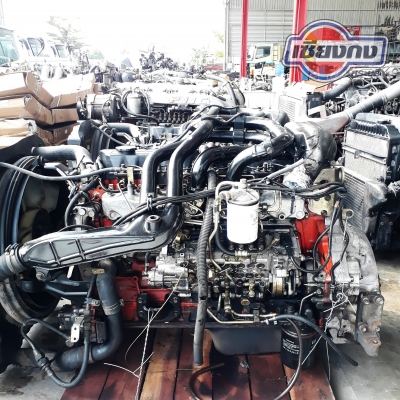 ขายเครื่องสวย ISUZU 6HE1 Turbo intercooler 260 แรงม้าของครบพร้อมใช้