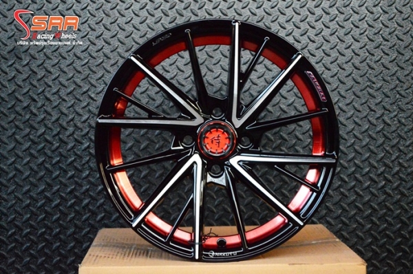ล้อแม็กซ์ LENSO SAMURAI NARUTO ขอบ15 นิ้ว สีURBFW