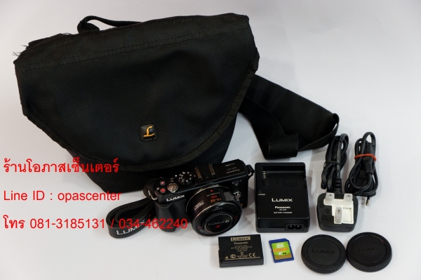 กล้อง PANASONIC LUMIX GX1 +Len 14-42 mm. กระเป๋า ที่ชาร์ท เเบต mem 8 GB สภาพดี ส่งฟรี กล้อง PANASONIC LUMIX GX1 +Len 14-42 mm. กระเป๋า ที่ชาร์ท เเบต mem 8 GB สภาพดี ส่งฟรี