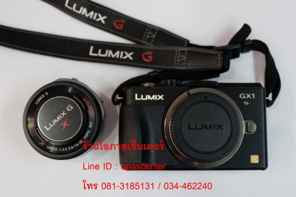 กล้อง PANASONIC LUMIX GX1 +Len 14-42 mm. กระเป๋า ที่ชาร์ท เเบต mem 8 GB สภาพดี ส่งฟรี กล้อง PANASONIC LUMIX GX1 +Len 14-42 mm. กระเป๋า ที่ชาร์ท เเบต mem 8 GB สภาพดี ส่งฟรี