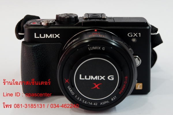 กล้อง PANASONIC LUMIX GX1 +Len 14-42 mm. กระเป๋า ที่ชาร์ท เเบต mem 8 GB สภาพดี ส่งฟรี