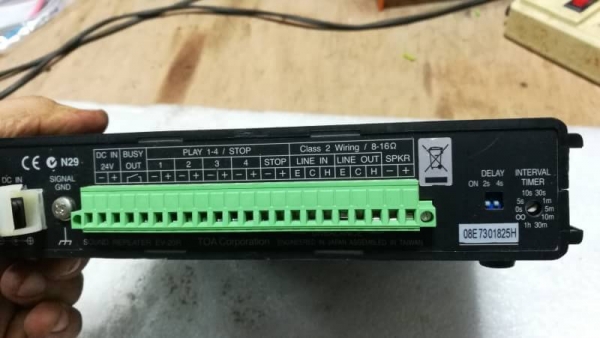 1000 บ.ส่งถึงบ้านฟรีโทร 083-2000058 LINE ID: line832923 SOUND REPEATER ยี่ห้อ TOA ชุดเครื่องขยายเสีย 1000 บ.ส่งถึงบ้านฟรีโทร 083-2000058 LINE ID: line832923 SOUND REPEATER ยี่ห้อ TOA ชุดเครื่องขยายเสีย