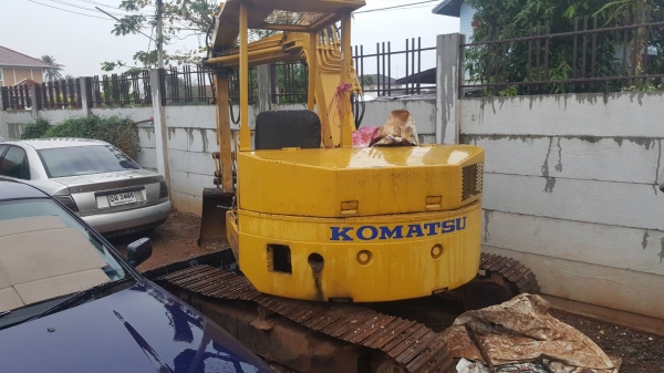 ขาย แบคโฮ KOMATSU PC50UU-1 ปั้มเฟือง ช่วงล่างดี เครื่องถอดเปลี่ยนปั้มน้ำ รถใช้งานได้ปกติ ราคาต่อรองได้