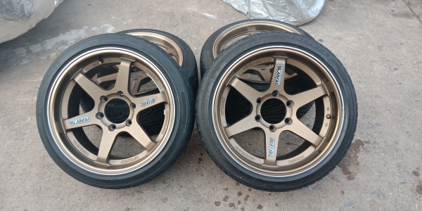 ล้อพร้อมยาง TE37 ขอบ18