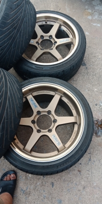 ล้อพร้อมยาง TE37 ขอบ18 ล้อพร้อมยาง TE37 ขอบ18