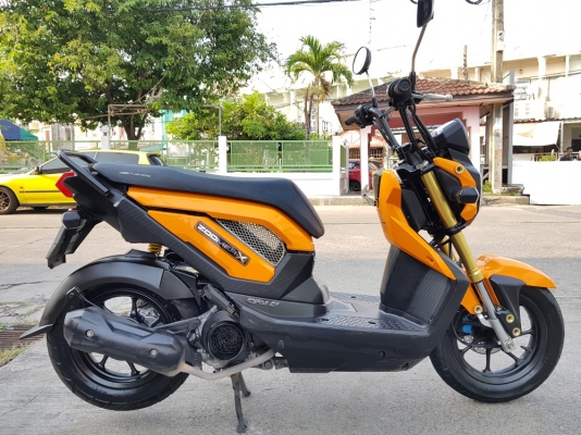 Zoomer x 2014 วิ่งน้อย สีส้มสด รถบ้านแท้ มือเดียว