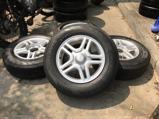 ล้อ isuzu 1.9 ขอบ 16 พร้อมยางบิสโตน ปี17 ถอดรถป้ายแดง