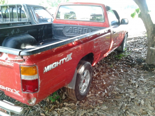 ***ขายแล้วครับขอบคุณ Truck2hand ไมตี้เอ็กซ์ ปี36/93 เครื่อง 2L 2.5 ฟิตใหม่ ไม่ไอ ไม่เยิ้ม ช่วงล่างปึ๊ก คัสซีสวย ไม่ส่าย ไม่หอน ภายในสวย เบาะไม่ขาด คอนโซลครบ แอร์เย็น ไม่พาวเวอร์ หน้า-หลังเดิมๆไม่เคยชน พื้นปูกระบะ ล้อแม็กซ์ ยางดี 4เส้น สีดี บาง มีรอยขีดข่ว