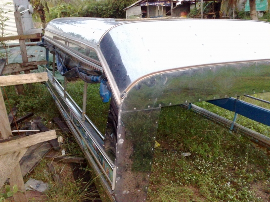 ขายหลังคาแสตนเลส พร้อมเบาะ ใส่ 4 ล้อใหญ่