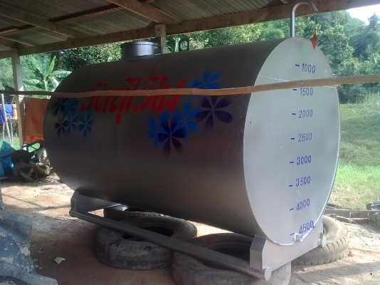 ขายถังน้ำมันใหม่ขนาด 4500  ลิตร ราคาถูก  27000  บาท