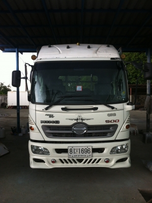HINO MEGA เครื่อง 150 แรง กะบะใหม่ พร้อมคอก มีเครื่องเสียง เช็คสภาพพร้อมใช้