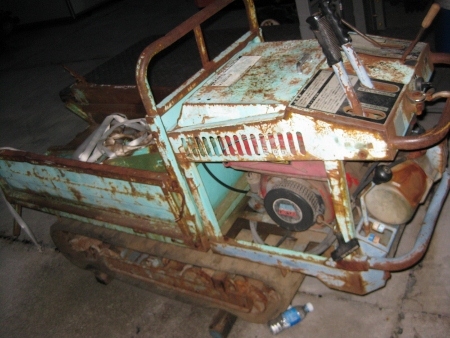 ขาย-รถบรรทุกตีนตะขาบ HANIX เครื่องยนต์ดีเซล 1 สูบ ยกดั๊มแบบไฮโดรลิก สตาร์ทได้ 2 ระบบมือสองญี่ปุ่น