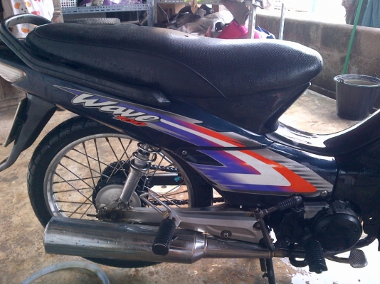 ขาย!เวฟ100 ปี46 รถเครื่องเดิม  พร้อมใช้ ทะเบียน+เอกสารโอน บัตรขาด ภาษี53