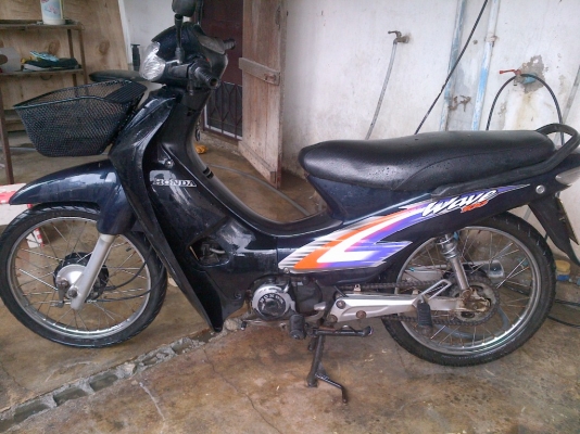 ขาย!เวฟ100 ปี46 รถเครื่องเดิม  พร้อมใช้ ทะเบียน+เอกสารโอน บัตรขาด ภาษี53