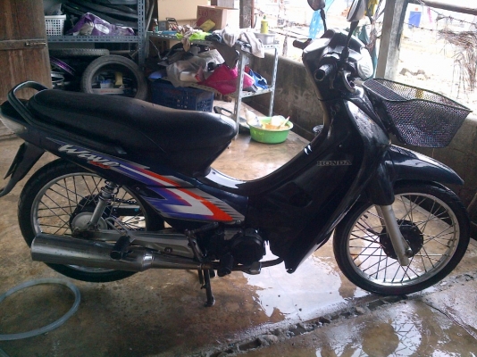 ขาย!เวฟ100 ปี46 รถเครื่องเดิม  พร้อมใช้ ทะเบียน+เอกสารโอน บัตรขาด ภาษี53