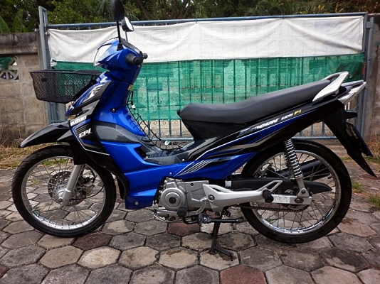 ขาย Suzuki Shogunหัวฉีด EPI125CC.สตาร์ทมือ ปี 54เครื่องทนแกร่งสุดยอดเยี่ยมด้วยกระบอกสูบDiasil