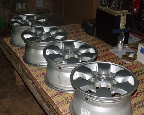 ล้อแมกวีโก้ขอบ15 4x4 ตัวเก่าสภาพถอดป้ายแดง