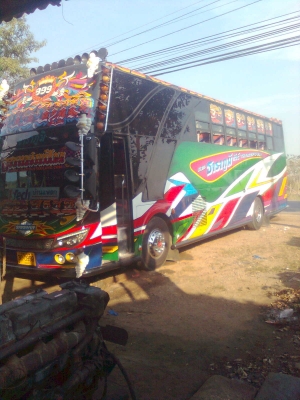 ขายรถบัส12เมตรครัซซีBENZ เครื่องPE280 ท่ออ้อม ทรงสามเส้น