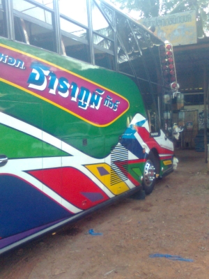 ขายรถบัส12เมตรครัซซีBENZ เครื่องPE280 ท่ออ้อม ทรงสามเส้น