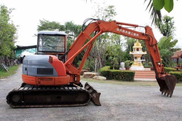 ขายแบคโฮ HITACHI  EX58MU เก่านอกแท้ๆ สภาพดี พร้อมใช้งาน 086-775-7900
