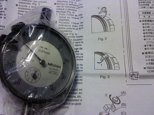 ไดอัลเกจ mitutoyo ความละเอียด 0.01 มม. ขายถูกๆ