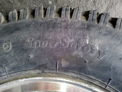 ขายล้อแมกซ์ เก่าญี่ปุ่น ขอบ 15 6 รู กระบะ พร้อมยางสโนว์