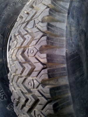 ขายล้อแมกซ์ เก่าญี่ปุ่น ขอบ 15 6 รู กระบะ พร้อมยางสโนว์