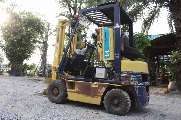 ขายฟอร์คลิฟต์ โคมัตสุ KOMATSU FG14-15 เสาสูง 3 เมตร ยกได้ 1 ตัน รถเก่าญี่ปุ่น 086-775-7900