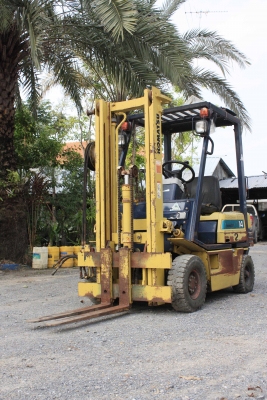 ขายฟอร์คลิฟต์ โคมัตสุ KOMATSU FG14-15 เสาสูง 3 เมตร ยกได้ 1 ตัน รถเก่าญี่ปุ่น 086-775-7900