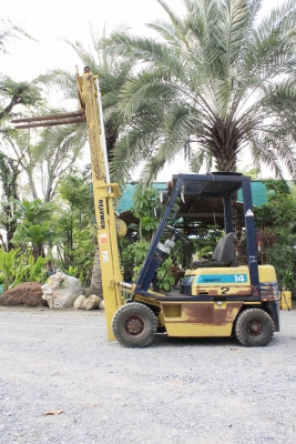 ขายฟอร์คลิฟต์ โคมัตสุ KOMATSU FG14-15 เสาสูง 3 เมตร ยกได้ 1 ตัน รถเก่าญี่ปุ่น 086-775-7900