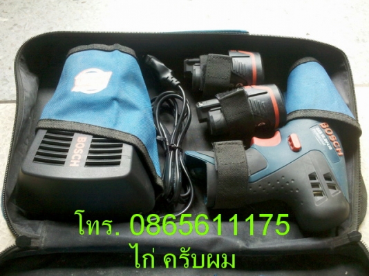 สว่านไร้สาย GSR 10.8 V-LIQ สว่านไร้สาย แบต Lithium-ion 10.8 V
