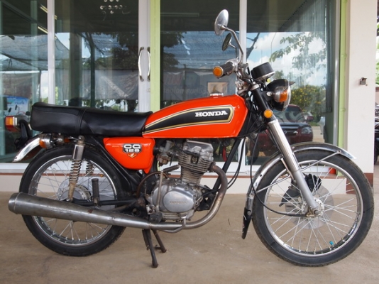 ขายรถ Honda CG125cc. รุ่นดิสหน้า  (หายากน่าสะสม) เดิมๆ มีทะเบียนพร้อมโอน