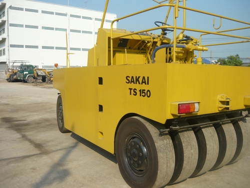 รถบด 9 ล้อยาง Sakai TS150 รถนอก นำเข้าจากญี่ปุ่น พร้อมลุยงานทุกสถานะ เอกสารครบพร้อมจัดไฟแนนท์