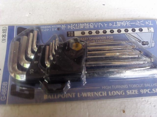 ชุดปะแจ L อย่างดี แข็ง เป็นของญี่ปุ่น มีทั้งหน่วย มม.และ นิ้ว