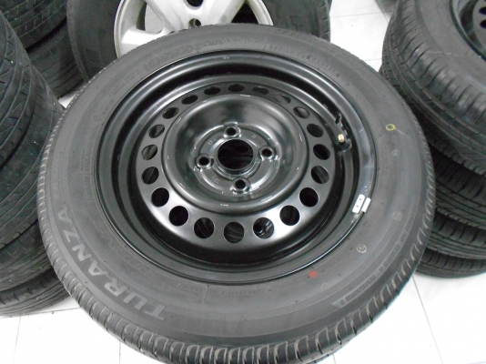 ขายล้อกระทะพร้อมยางมิชลิน XM1 175/65/15 ปี 12/ใส่ฟรีค่ะ