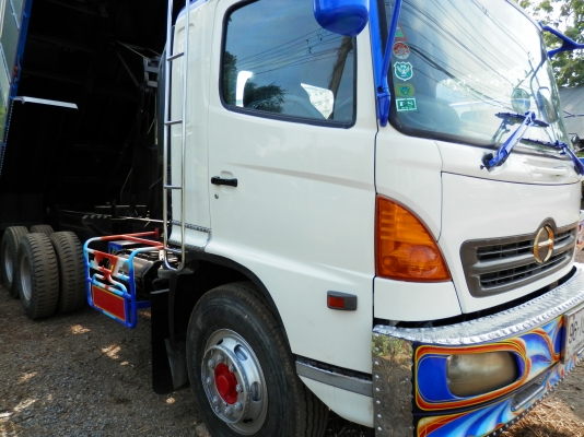 10ล้อดั้มHINO FM1J-260แรง ปี 49 ดั้มมิเนียมมีระบบลากลูก สวยจัด