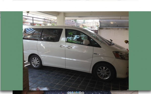 ขายTOYOTA ALPHARD HYBRID วิ่งน้อยมือสองสภาพดีมาก