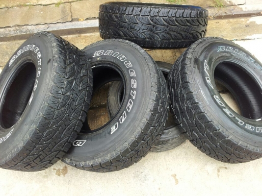 ขายยางbridgestone 31นิ้ว ขอบ 15