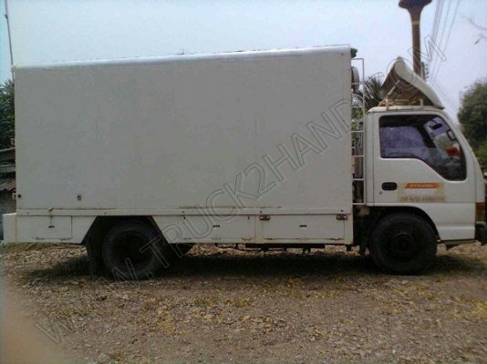 รถบรรทุก 6 ล้อตู้แห้ง ยี่ห้อ ISUZU รุ่น NKR