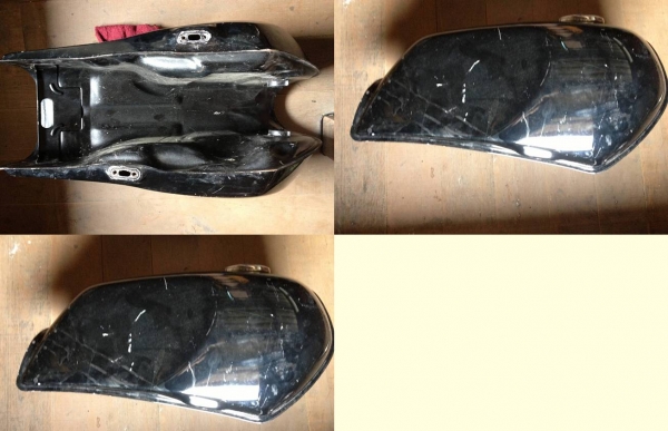 ขายถังทรงคาเฟ่ โช๊คหน้า+แฮนด์41 มิล อะไหล่ virago750 อีกหลายอย่างครับ