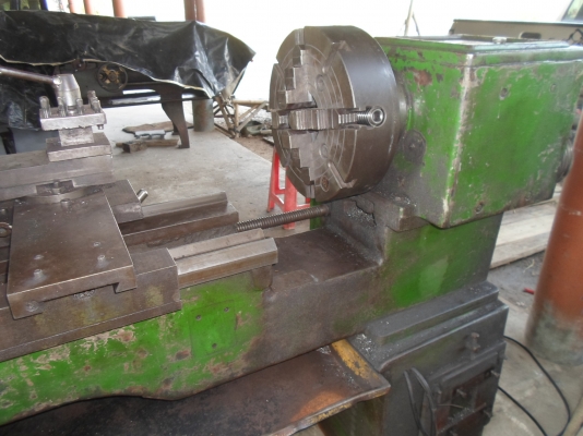 แท่นกลึง 5 ฟุต 2 เพลา เกียร์บล็อก ชินเย่  57,000 ด่วน !!!