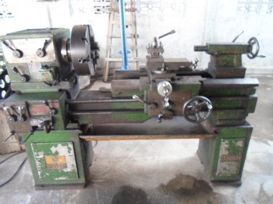 แท่นกลึง 5 ฟุต 2 เพลา เกียร์บล็อก ชินเย่  57,000 ด่วน !!!