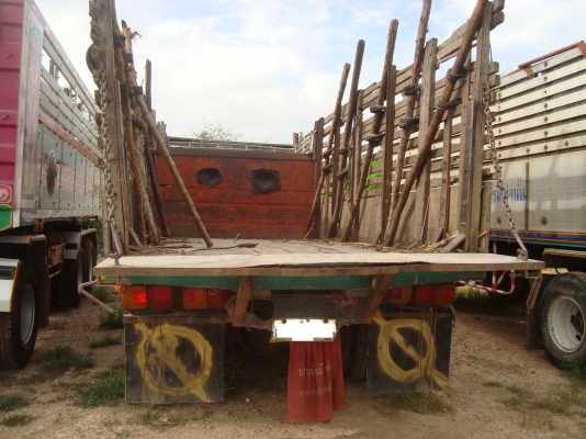 ขายสิบล้อ หน้ายาว 2 เพลาใหญ่ สโลว์อินเตอร์ เครื่อง HO7C