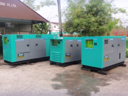 ขายเครื่องปั่นไฟตู้เก็บเสียง 100 Kva.ประกอบใหม่ มีใบรับประกัน