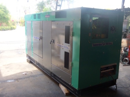 ขายเครื่องปั่นไฟตู้เก็บเสียง 100 Kva.ประกอบใหม่ มีใบรับประกัน
