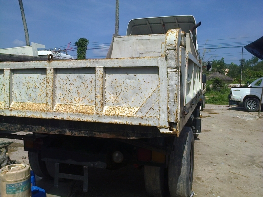 (จองแล้วจาก จ.ตราด)KF457F มิตซูฯ6ลัอ195แรง+กะบะดั้มสามมิตร ยาง900-20