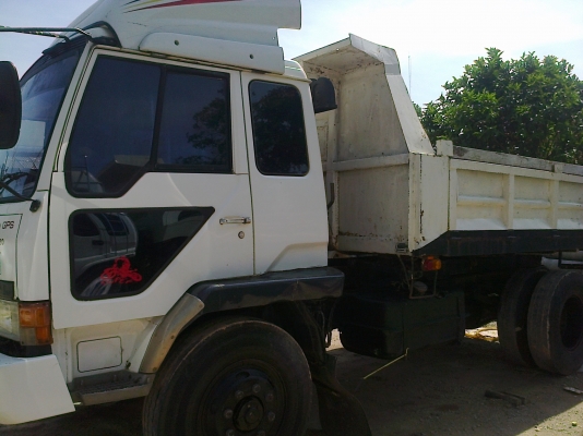 (จองแล้วจาก จ.ตราด)KF457F มิตซูฯ6ลัอ195แรง+กะบะดั้มสามมิตร ยาง900-20