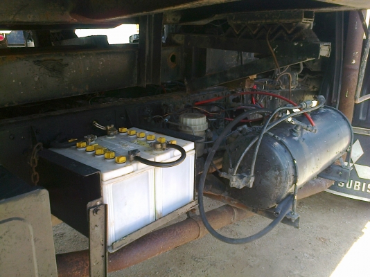 (จองแล้วจาก จ.ตราด)KF457F มิตซูฯ6ลัอ195แรง+กะบะดั้มสามมิตร ยาง900-20