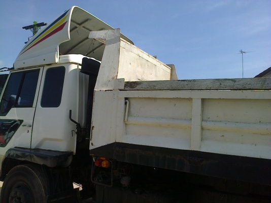 (จองแล้วจาก จ.ตราด)KF457F มิตซูฯ6ลัอ195แรง+กะบะดั้มสามมิตร ยาง900-20